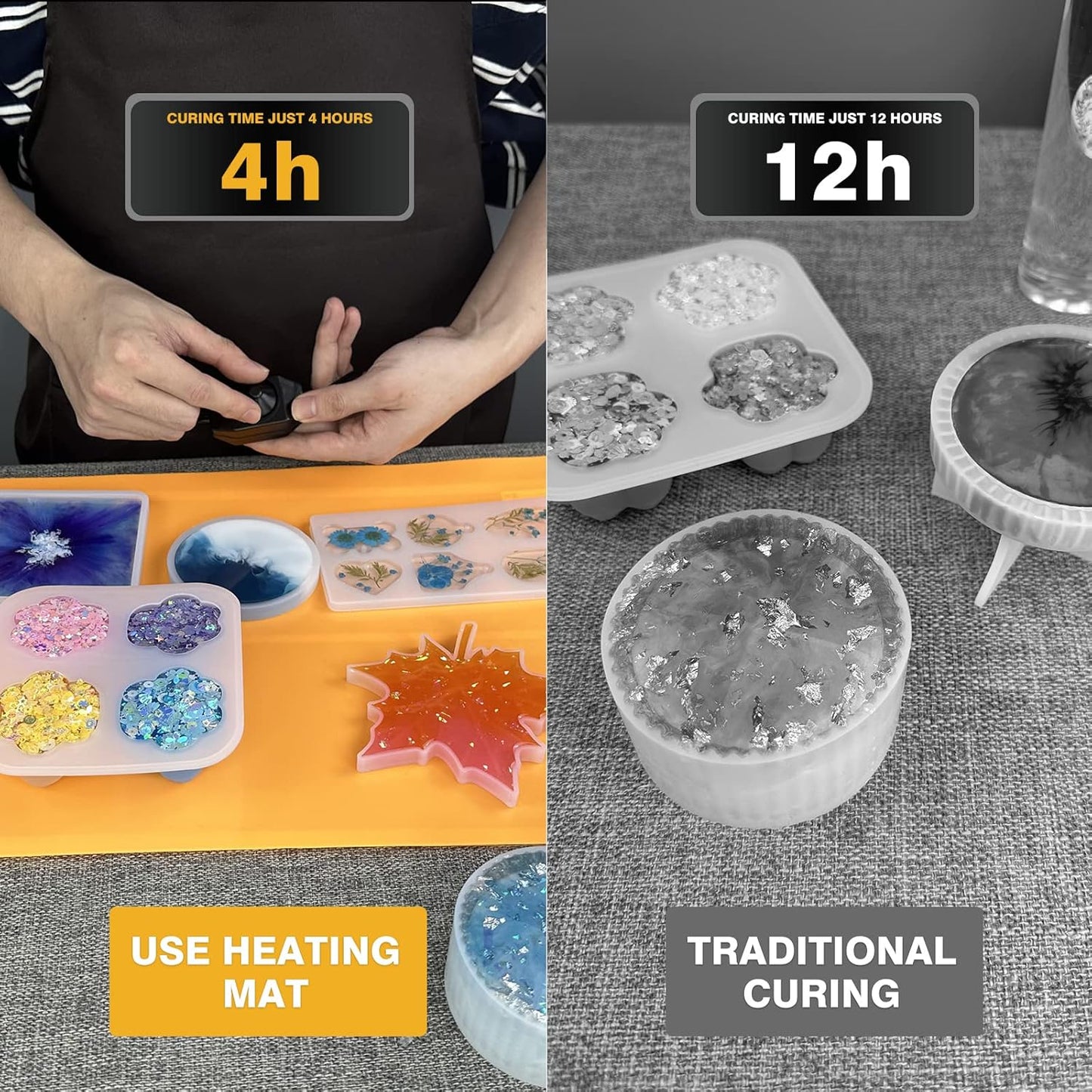Resin Heating Mat Kit Fast Curing Epoxy Resin Machine