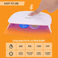 2 Pack UV Light for Resin | Large Size Foldable UV Resin Light & Portable Mini UV Resin Lamp |  for Resin Molds Curing, Jewelry Making, DIY Craft, Fast Curing & Timing Function