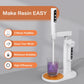 Electric Resin Mixer with Electric Stand 5-Speed Mode & Minimize Bubbles