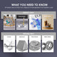 Akisey UV Resin Kit with Rechargeable UV Flashlight